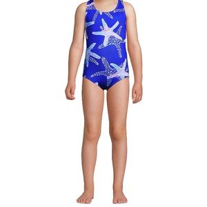 Land’s End Electric Blue StarFish One Piece Size 16+